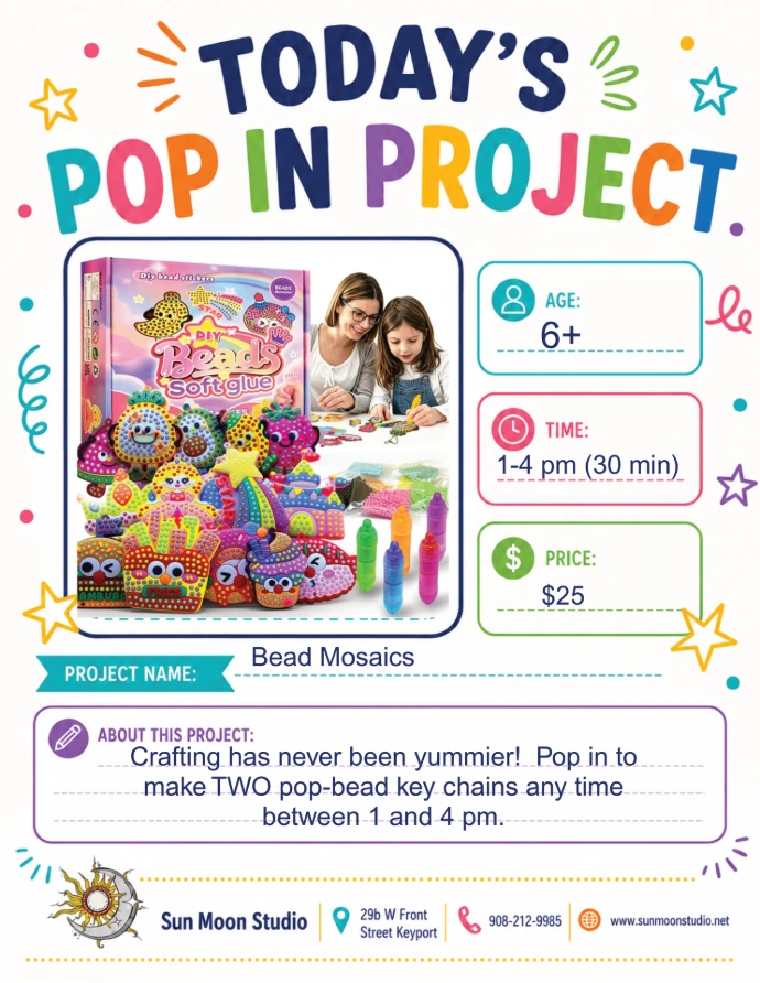 Kids pop up activity