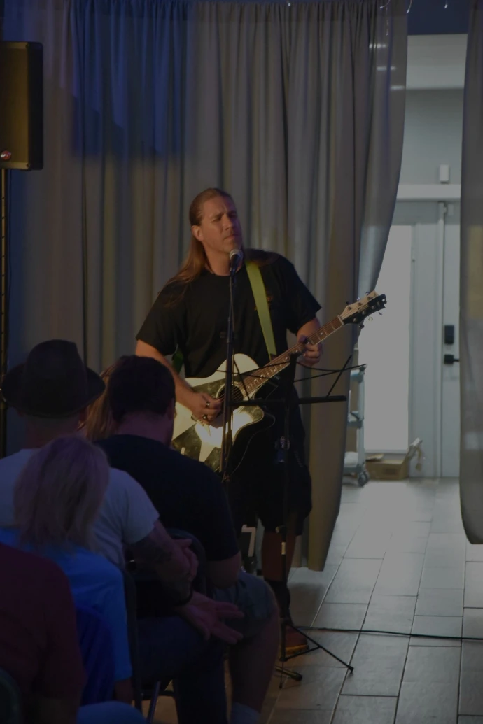 Open Mic performer