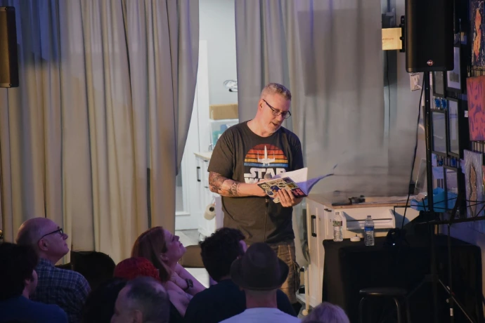 Open Mic performer