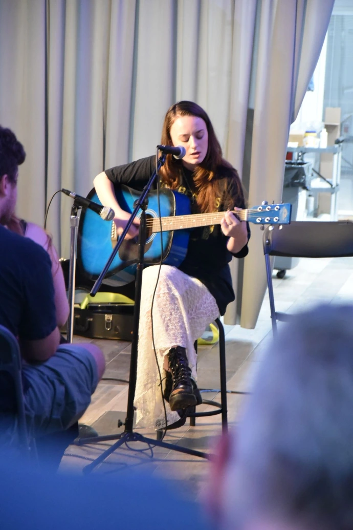 Open Mic performer