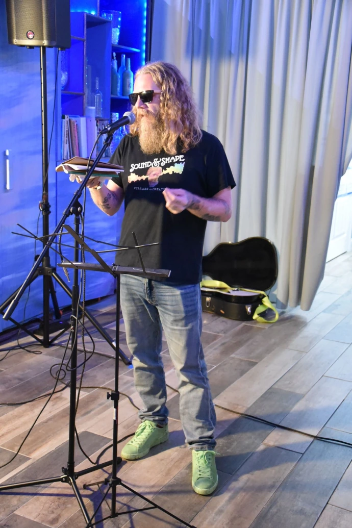 Open Mic performer