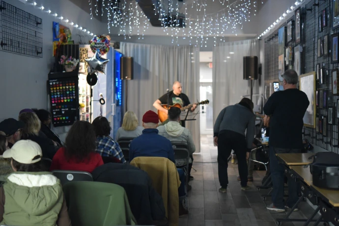 Open Mic performer