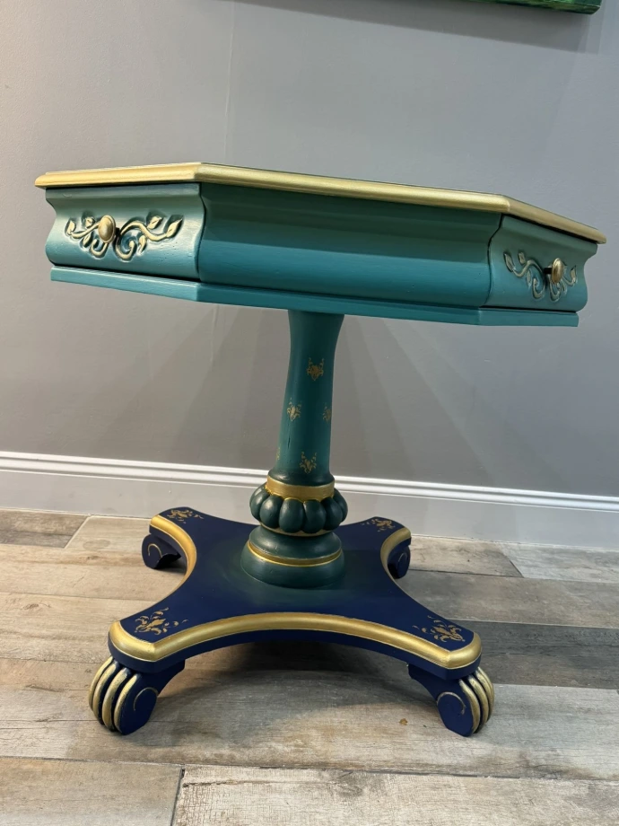 table painted with dixie belle paint