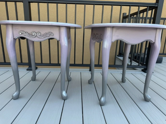 table painted with dixie belle paint