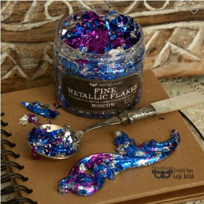 metallic flakes image