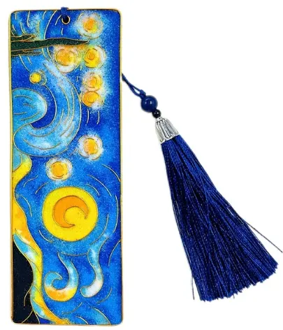 CLOISONNE BOOKMARK - Starry