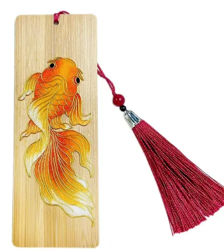 CLOISONNE BOOKMARK - Koi