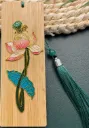 CLOISONNE BOOKMARK - Lotus (B)