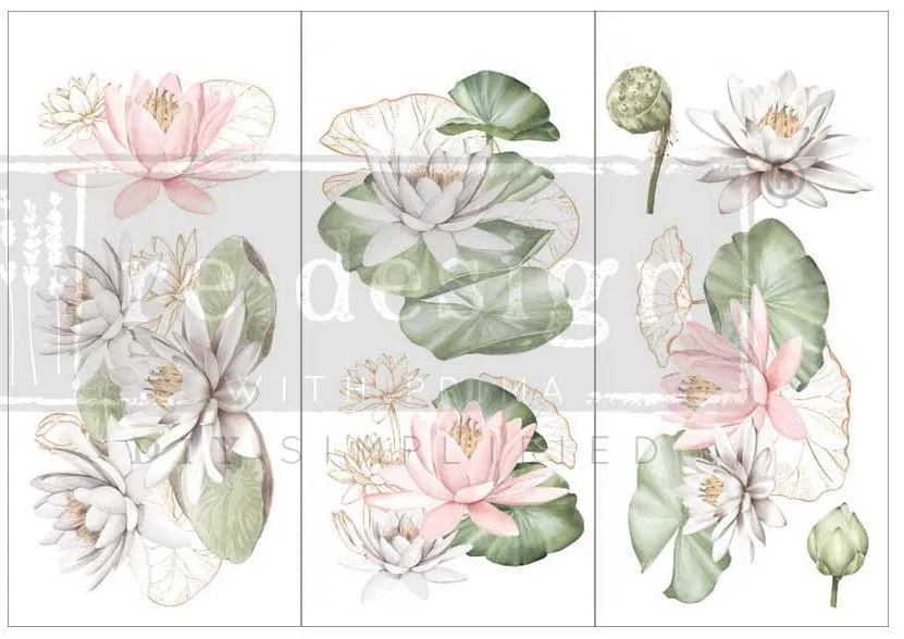 WATER LILIES Transfer